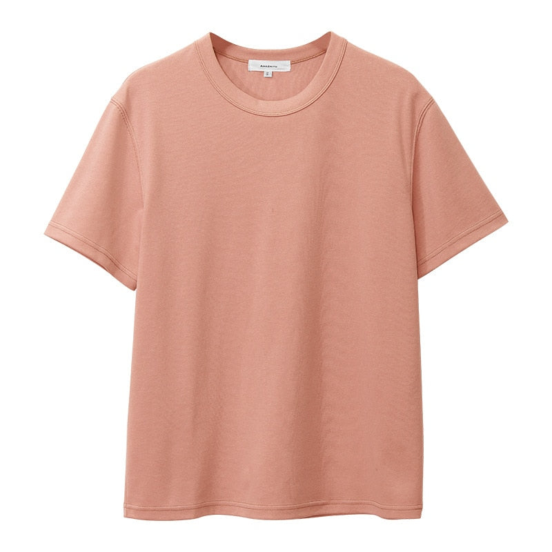 Loose and Versatile Basic Cotton T-Shirt