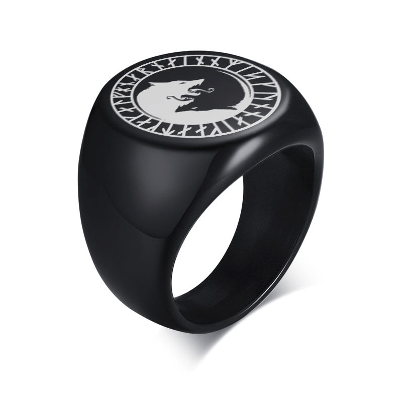 Neptune's Trident Medallion Signet Ring