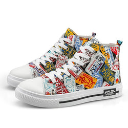 Super Cool Printed High Top Shoes