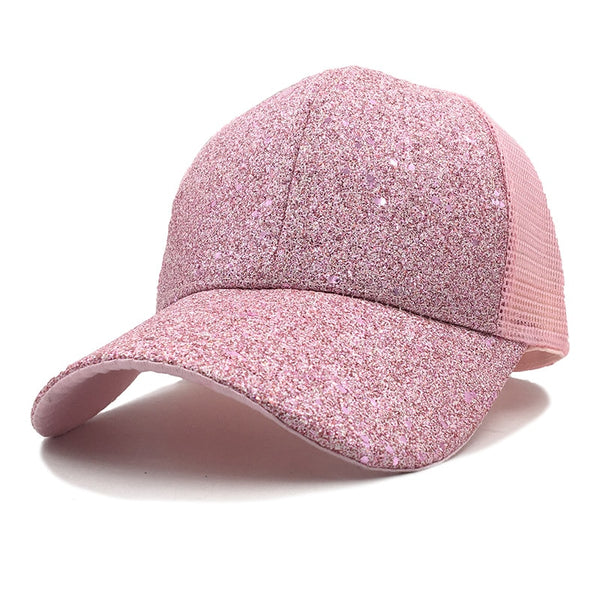 Adjustable Glitter Snapback