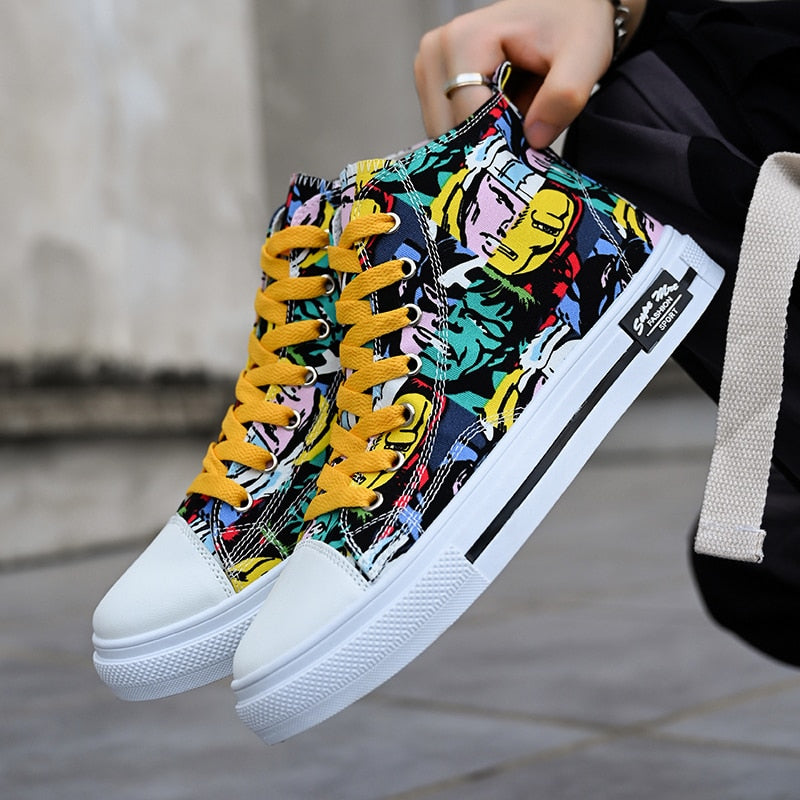 Super Cool Printed High Top Shoes