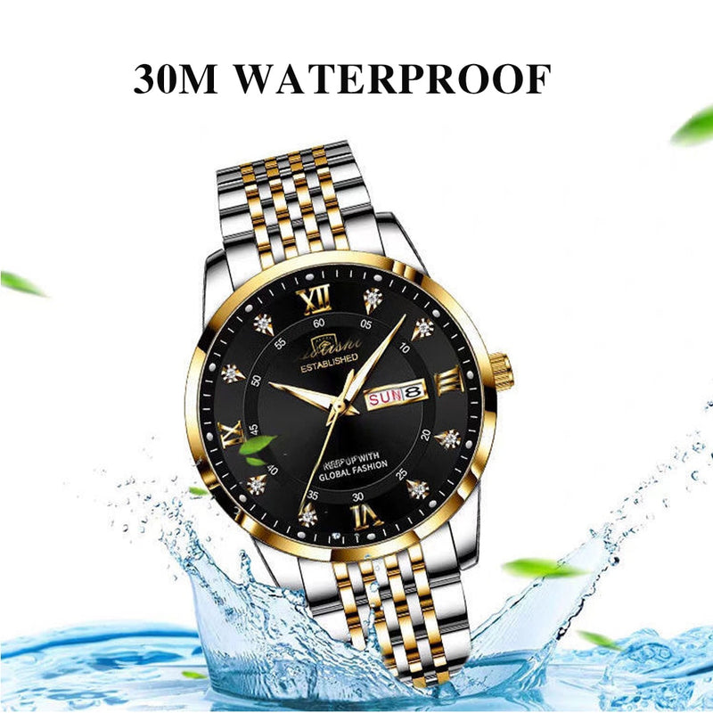 Waterproof Stainless Steel Watch