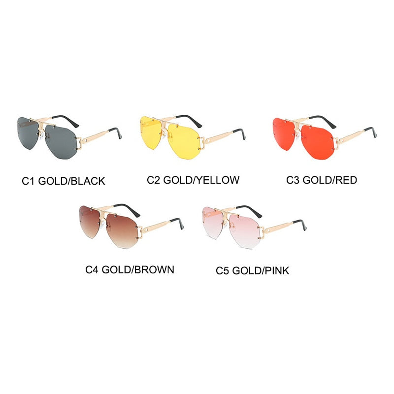 Gold Frame Sunglasses