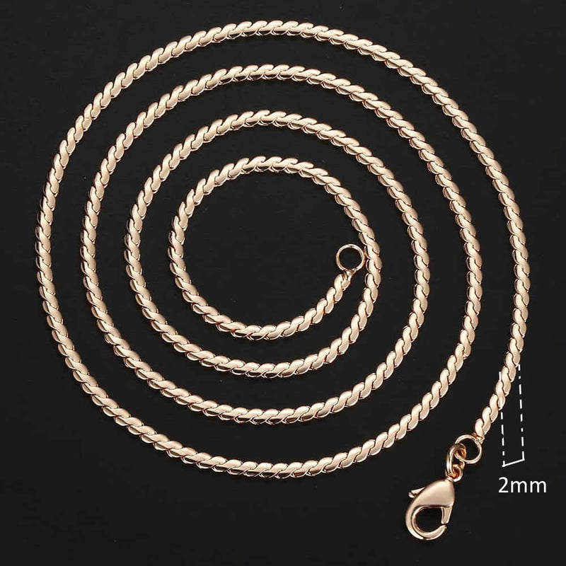 The Rose Gold Rope Chain