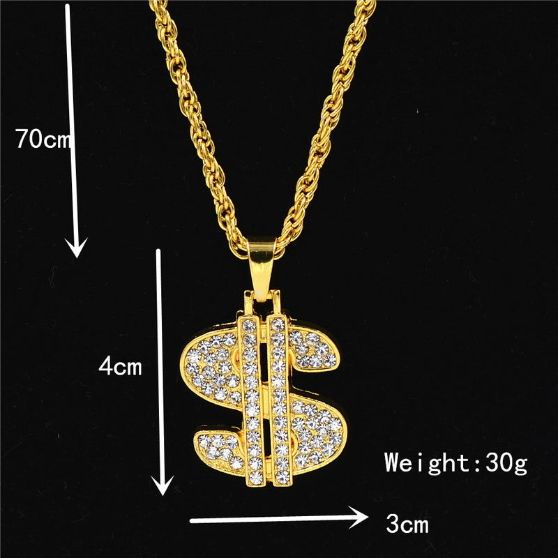 US Dollar Charm Necklace