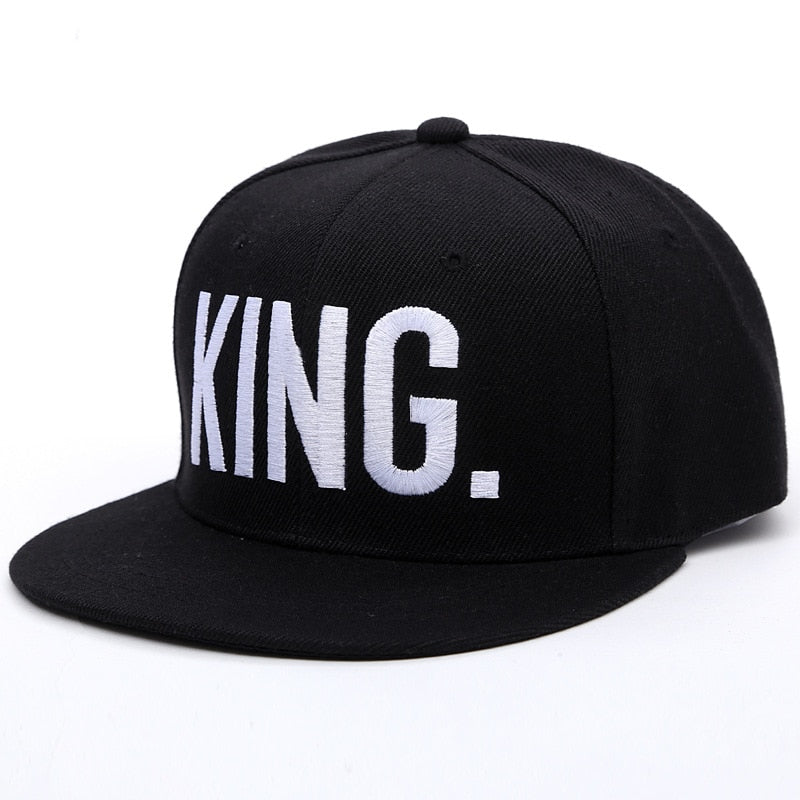 KING QUEEN Embroidered Snapback