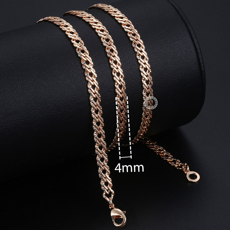 The Rose Gold Rope Chain