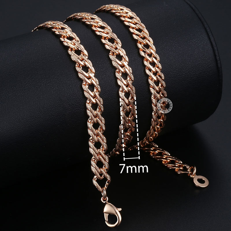 The Rose Gold Rope Chain