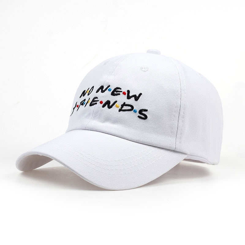 No New Friends Printed Snapback