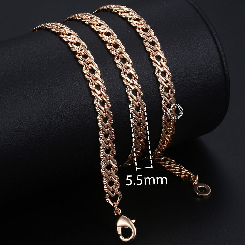 The Rose Gold Rope Chain