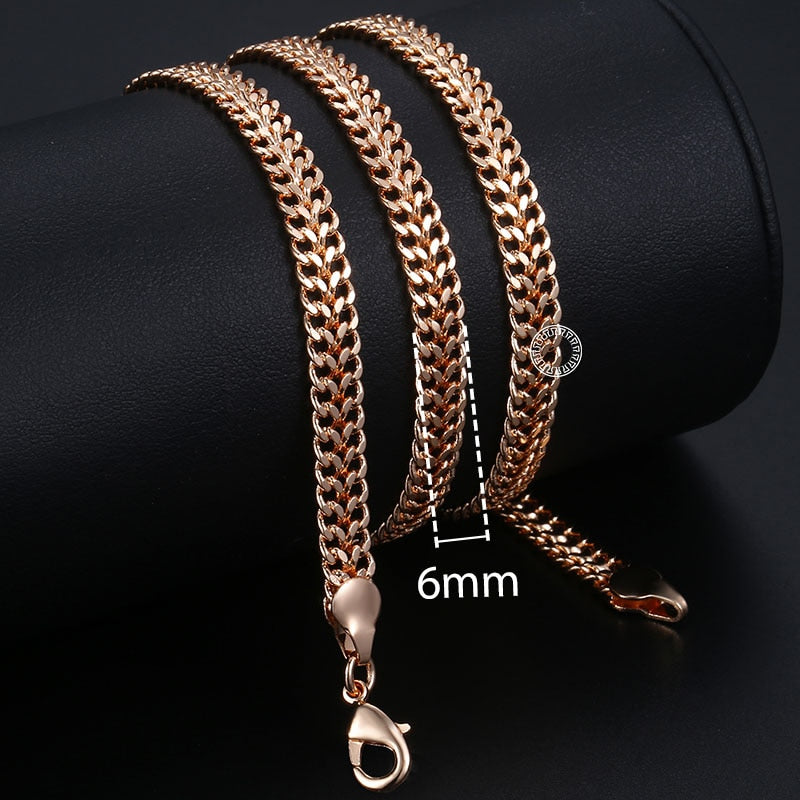 The Rose Gold Rope Chain