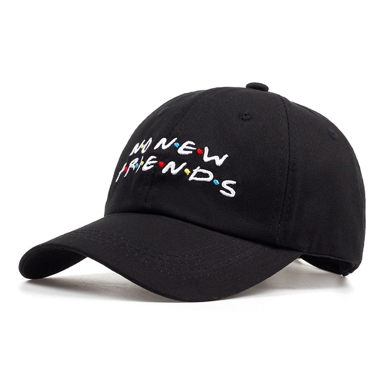 No New Friends Printed Snapback