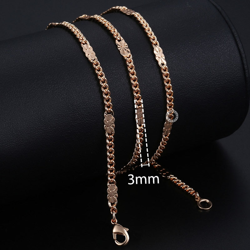 The Rose Gold Rope Chain