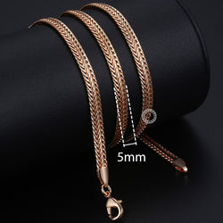 The Rose Gold Rope Chain