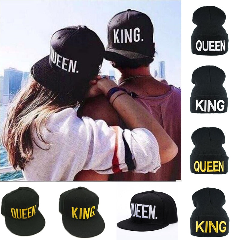 KING QUEEN Embroidered Snapback