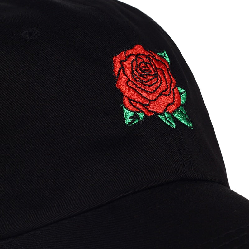 Fashion Rose Baseball Cap