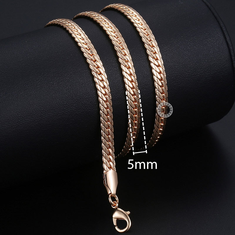 The Rose Gold Rope Chain