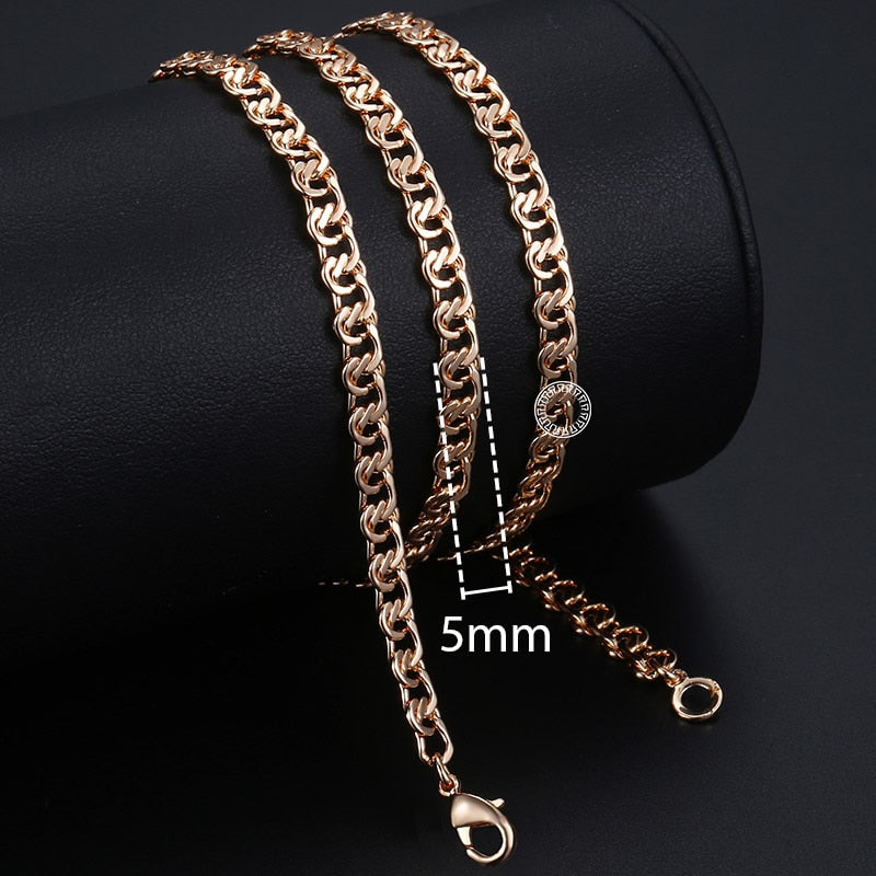 The Rose Gold Rope Chain