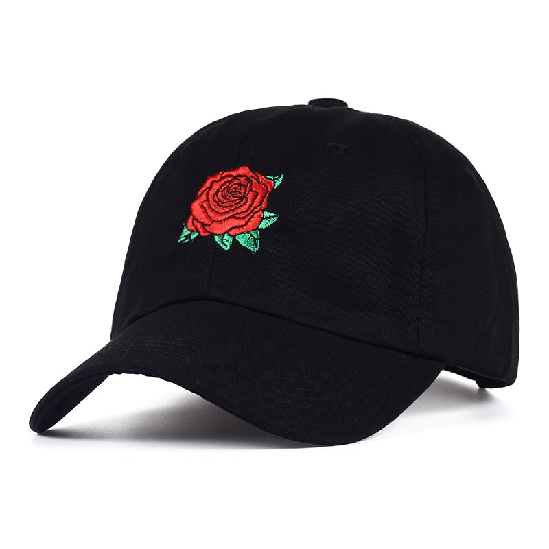 Fashion Rose Baseball Cap