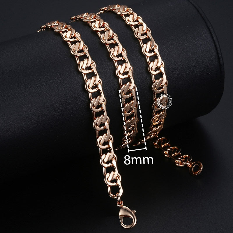 The Rose Gold Rope Chain