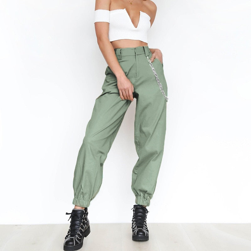 High Waist Harem Pants