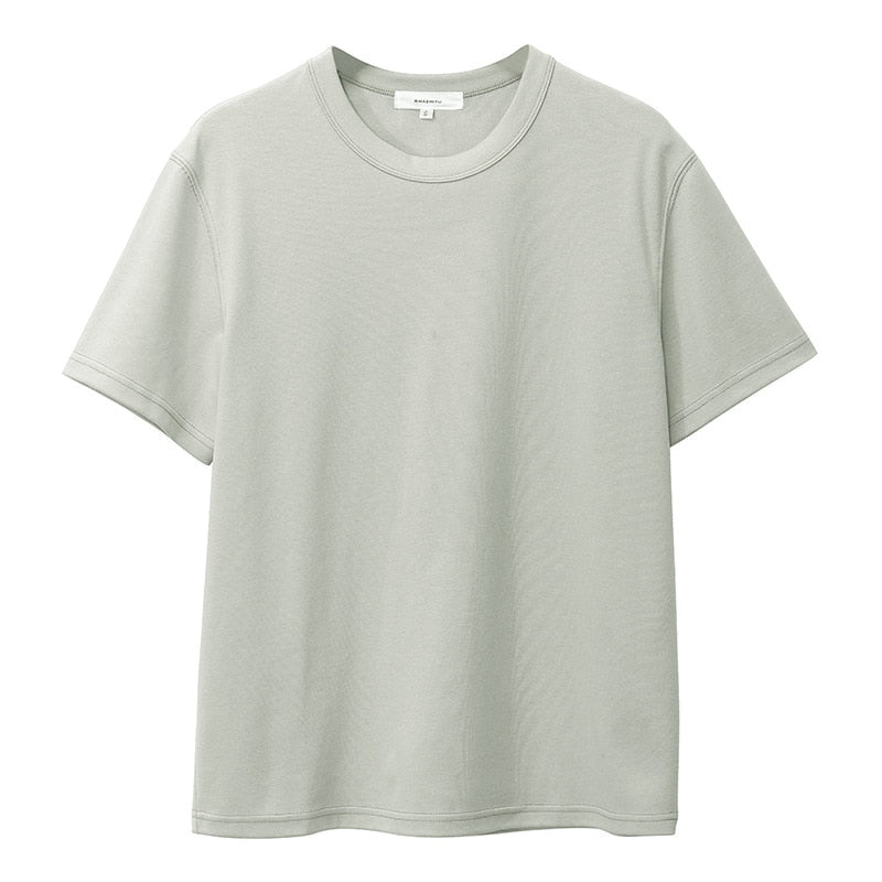 Loose and Versatile Basic Cotton T-Shirt