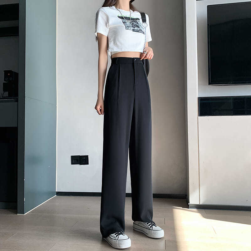 Chic White Wide Leg Pants