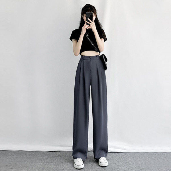 Chic White Wide Leg Pants