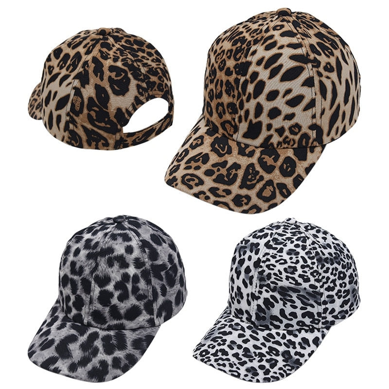 Leopard Print Baseball Cap