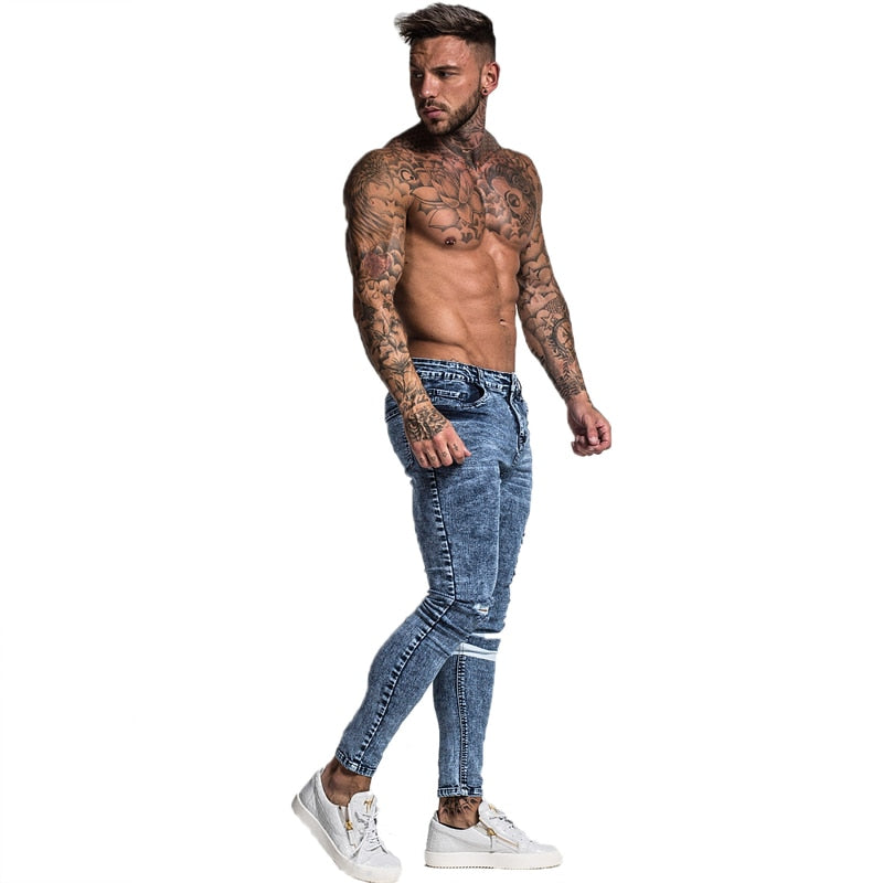 Slim Fit Ripped Skinny Jeans