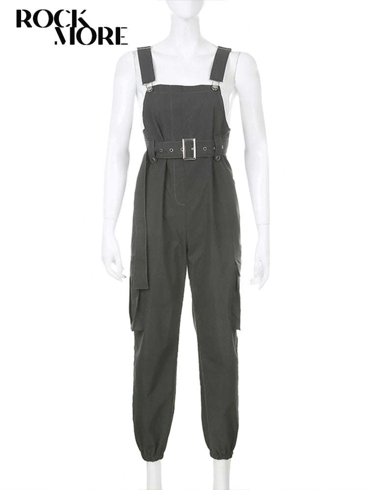 Black High Waist Cargo Pants