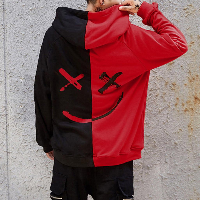 Oversized Patchwork Hoodie