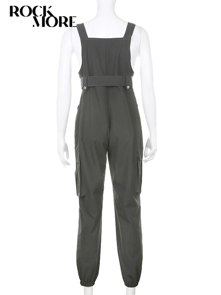 Black High Waist Cargo Pants