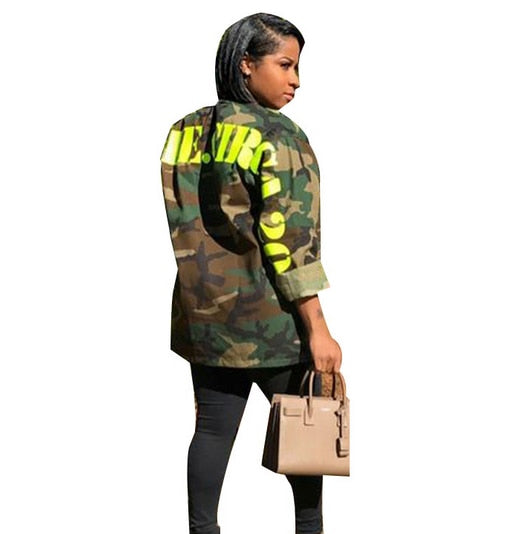 Camouflage Long Jacket