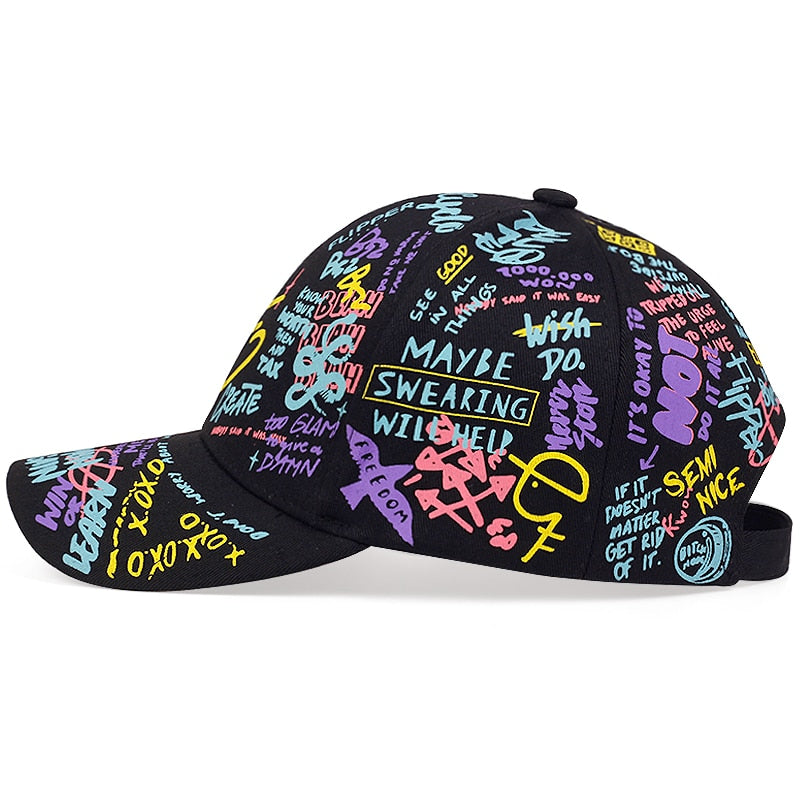 Graffiti Sun Baseball Cap