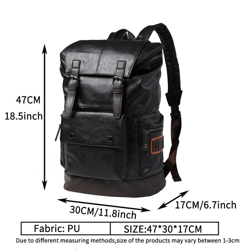 PU Leather Backpack