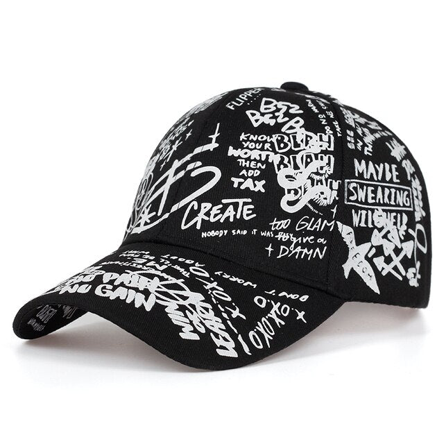 Graffiti Sun Baseball Cap