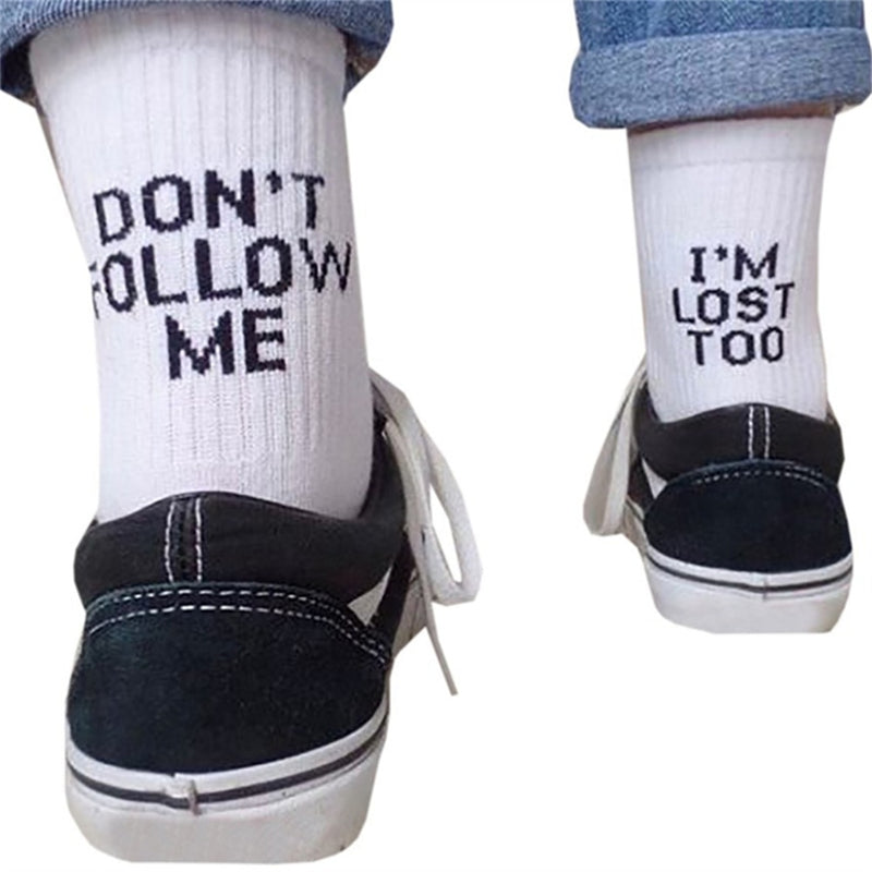 Funny Quote Printed Socks