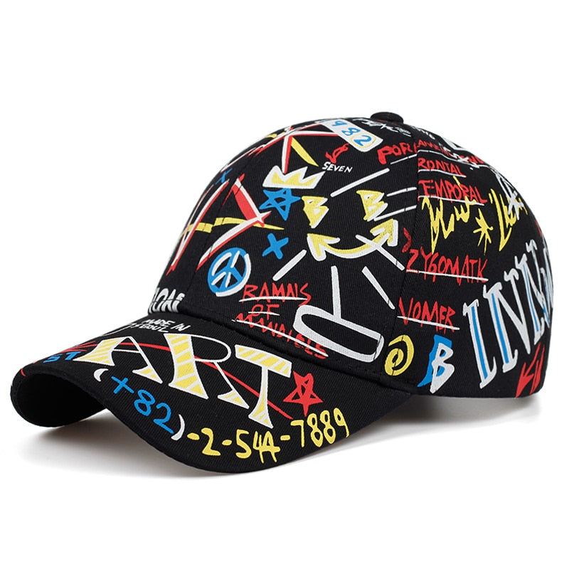 Graffiti Sun Baseball Cap