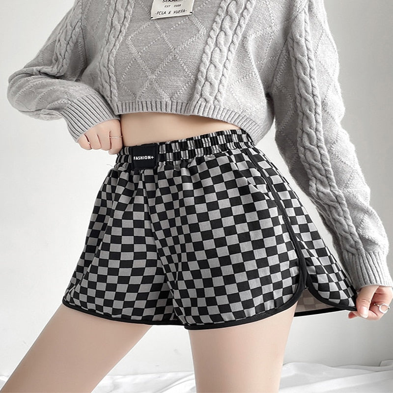 Checkerboard Women Shorts