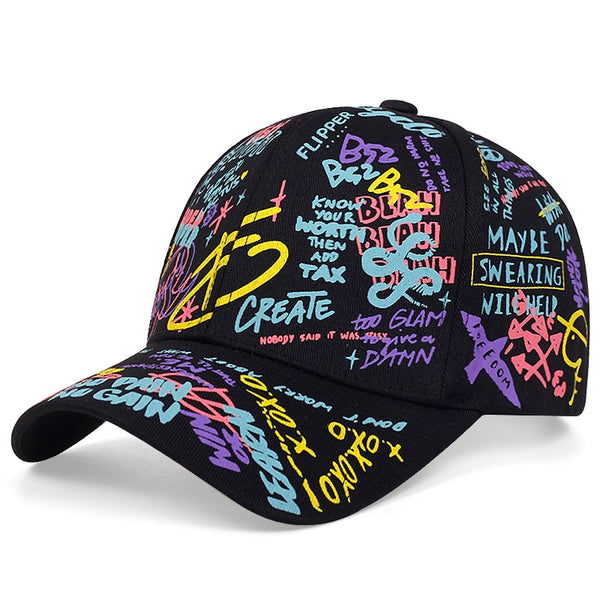 Graffiti Sun Baseball Cap