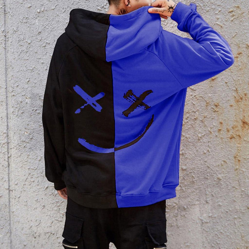 Oversized Patchwork Hoodie