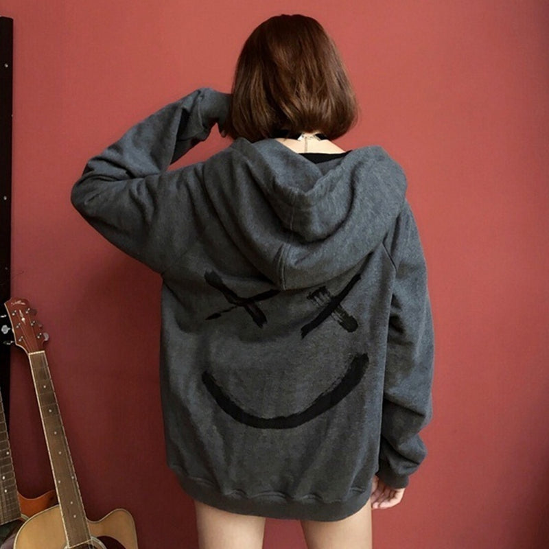 Oversized Patchwork Hoodie