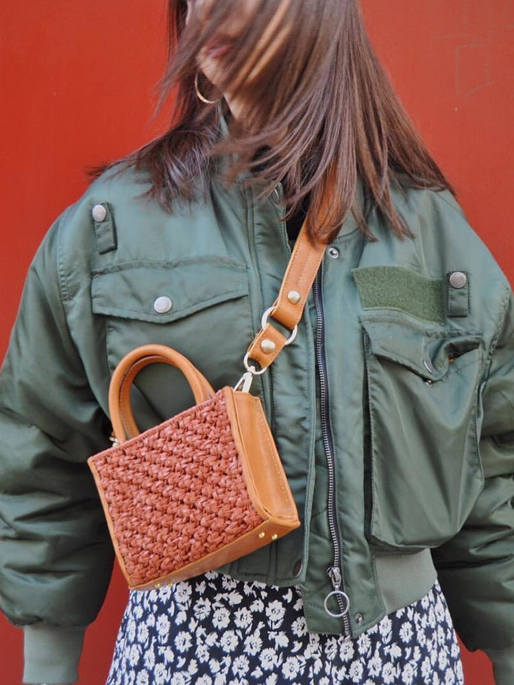 Army Green Bomber Jacket