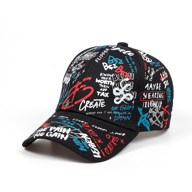 Graffiti Sun Baseball Cap