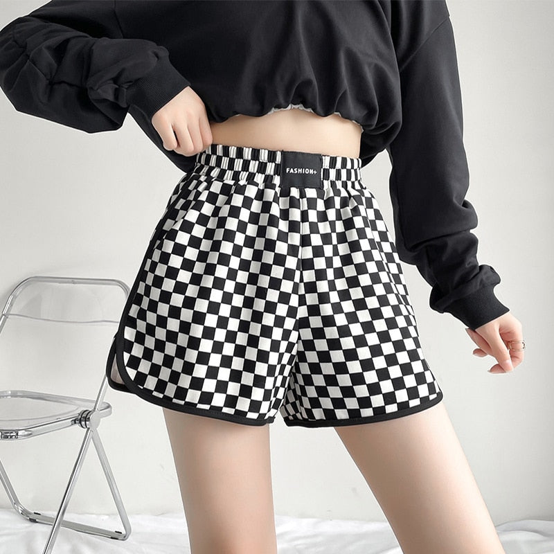 Checkerboard Women Shorts