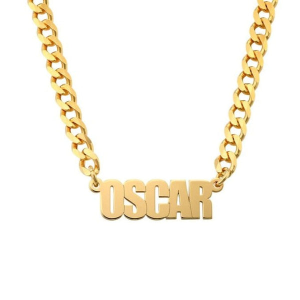 The Gold Rope Chain with Name