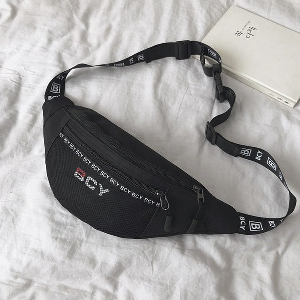 Canvas Harajuku Style Waist Bag