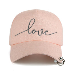 Love Embroidery Baseball Cap