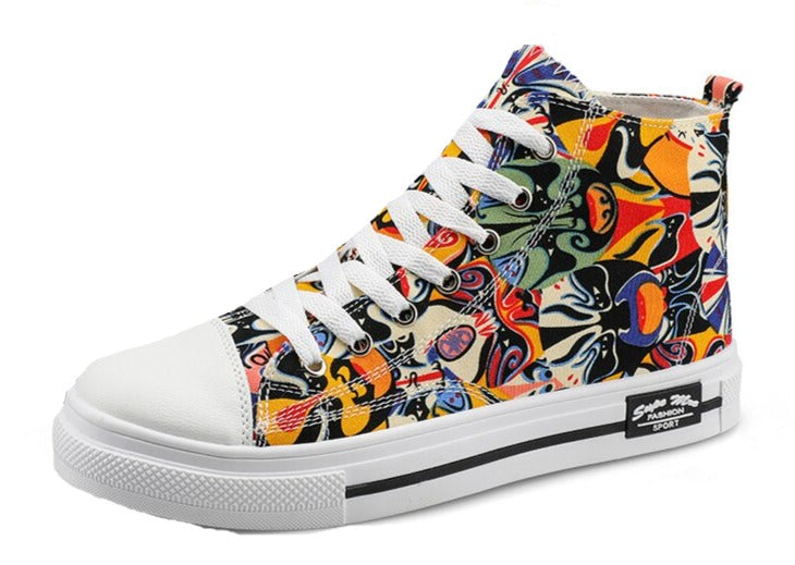 Super Cool Printed High Top Shoes